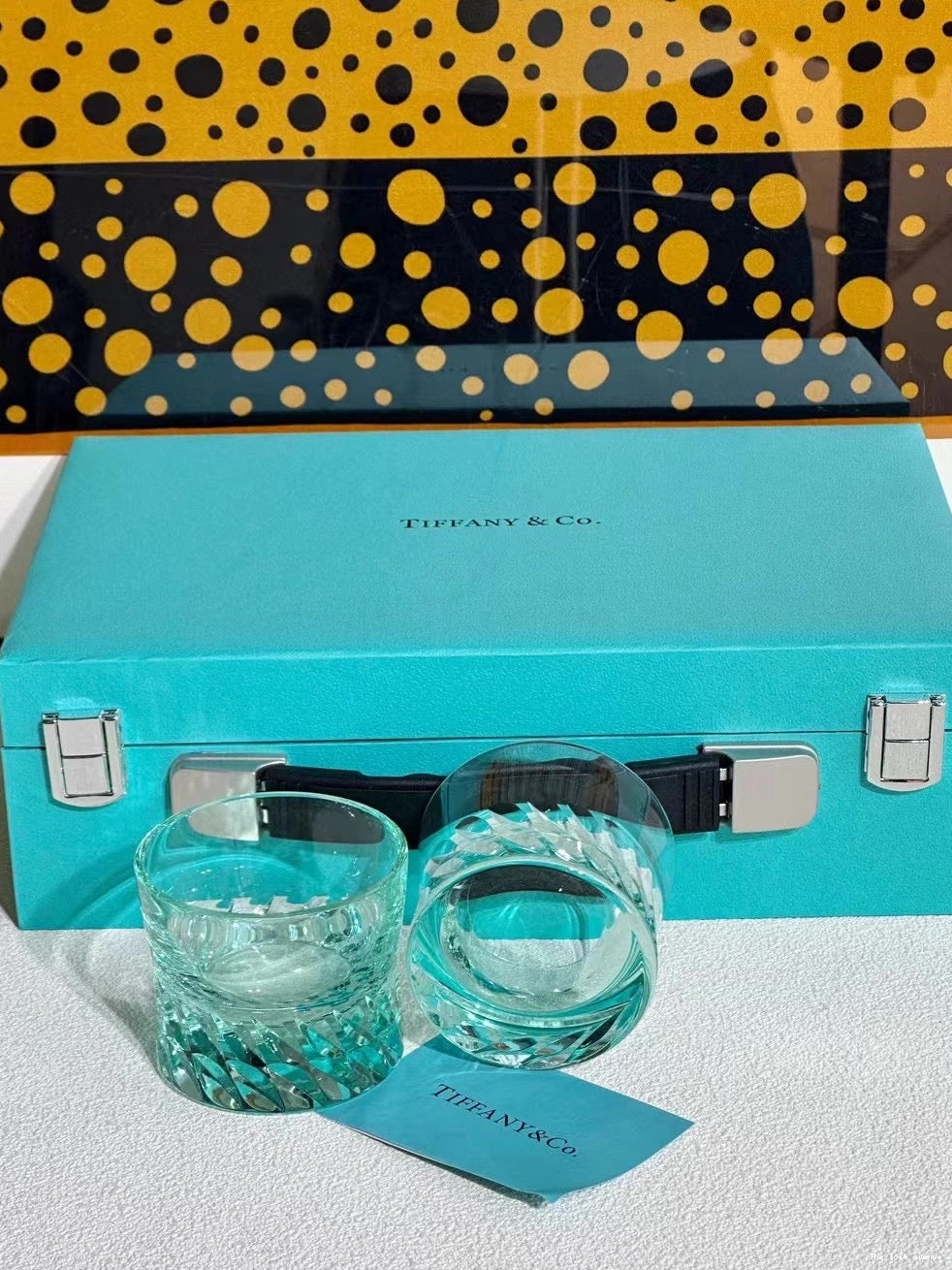 SET CUP GLASSWARE TIFFANY 0807